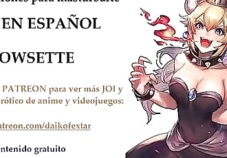JOI Hentai de Bowsette en Español. ¡Con voz femenina! 7 min 720p