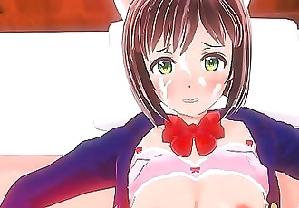 Virtual Reality Hentai Sex game Cat Girl Playroom Oculus touch play 22 min 1080p