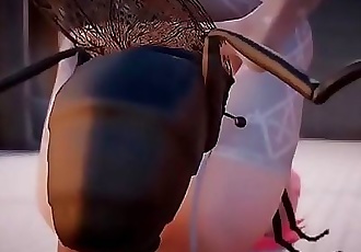 3D Lilia Insect Fuck Toilet Part 2 / 2 2 min