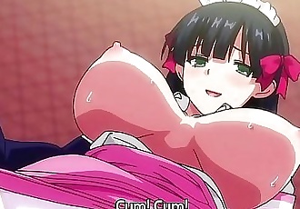 â· Busty girls give a massage to a young boyUncensored Hentai 6 min