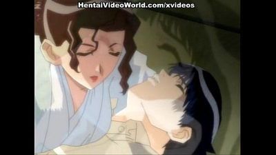 Cock-hungry anime chick rides till orgasm - 7 min