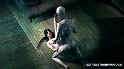 Foxy 3D Cartoon Zombie Vixen Sucking and Fucking - 4 min HD