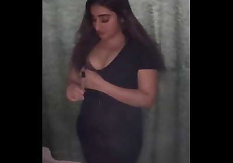 Gorgeous Indian Girl Smokes, Strips, Cums With Vibrator