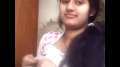 Cute Indian Girl Showing Her Boobs - 2 min
