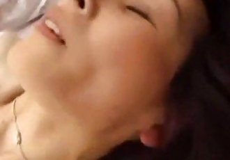 Japanese MILF fucked  hard until she screams with orgasms - 8 min